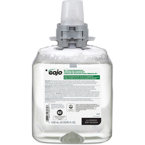 FMX-12 E1 Hand Soap, Foam, 1250 ml, Unscented Distribution Élite MP