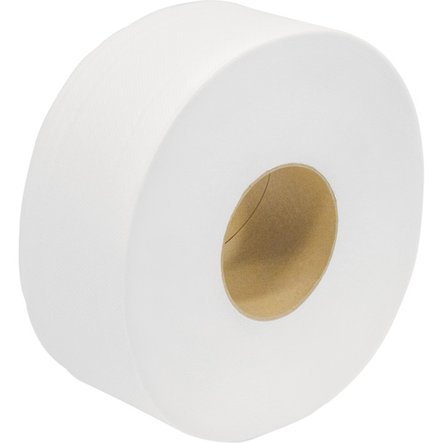 Papier hygi&eacute;nique de premi&egrave;re qualit&eacute; mini en rouleau g&eacute;ant Snow Soft, Rouleau G&eacute;ant, 2 Pli, Longueur 650', Blanc Distribution Élite MP