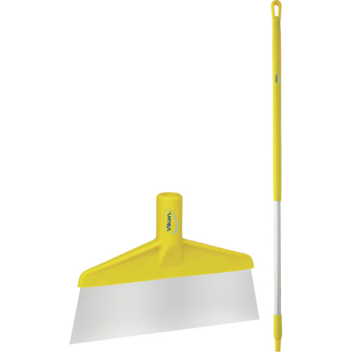 Grattoir &agrave; plancher avec manche, Jaune, 9-3/5" la x 55-9/10" lo Distribution Élite MP