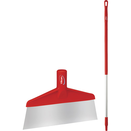 Grattoir &agrave; plancher avec manche, Rouge, 9-3/5" la x 55-9/10" lo Distribution Élite MP