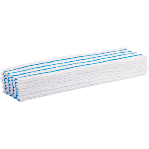 Disposable Mop Pad, Hook and Loop Style, Microfibre, 18" L x 4" W Distribution Élite MP