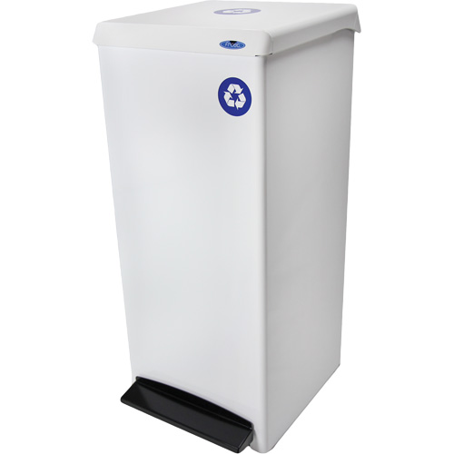 Poubelle &agrave; commande au pied, Acier, 25 gal. US Distribution Élite MP