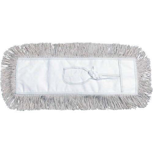 Vadrouille &agrave; &eacute;pousseter, Style &agrave; attacher, Coton, 48" lo x 5" la Distribution Élite MP