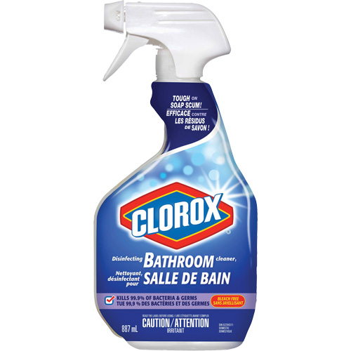 Nettoyant d&eacute;sinfectant pour salle de bain, 887 ml, Bouteille &agrave; g&acirc;chette Distribution Élite MP