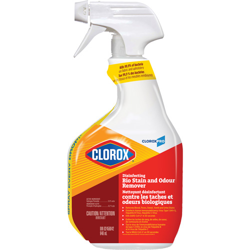 Nettoyant d&eacute;sinfectant contre les taches et odeurs biologiques, 946 ml, Bouteille &agrave; g&acirc;chette Distribution Élite MP