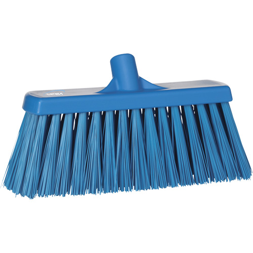 Balai-brosse robuste, Crins Ferme, 13", Polyester, Bleu Distribution Élite MP