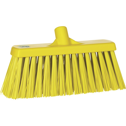 Balai-brosse robuste, Crins Ferme, 13", Polyester, Jaune Distribution Élite MP