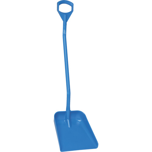 Pelle ergonomique &agrave; grande lame, Longueur de 51", Plastique, Bleu Distribution Élite MP