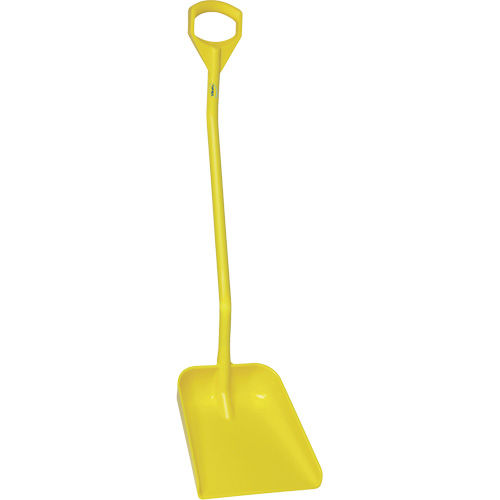 Ergonomic Large Blade Shovel, 51" Length, Plastic, Yellow Distribution Élite MP