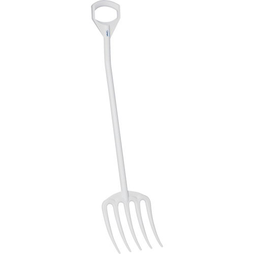 Hygienic Fork, 49" Length, Plastic, White Distribution Élite MP