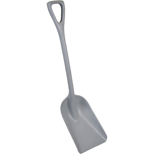Pelle monobloc perceptible par d&eacute;tecteur de m&eacute;tal, Lame 10" x 14", Longueur de 37-1/2", Plastique, Gris Distribution Élite MP