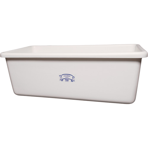 Transport Storage Tub, Plastic, White Distribution Élite MP