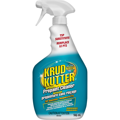 Nettoyant pour pr&eacute;peinture sans rinçage Substitut TSP Krud Kutter, 946 ml, Bouteille &agrave; g&acirc;chette Distribution Élite MP