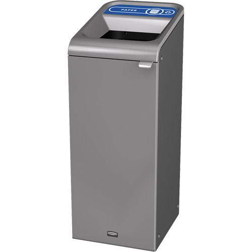 Conteneur pour d&eacute;chets de papier Configure, Vrac/Bord de rue/De bureau, Acier, 15 gal. US Distribution Élite MP