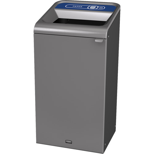 Conteneur pour d&eacute;chets de papier Configure, Vrac/Bord de rue/De bureau, Acier, 23 gal. US Distribution Élite MP