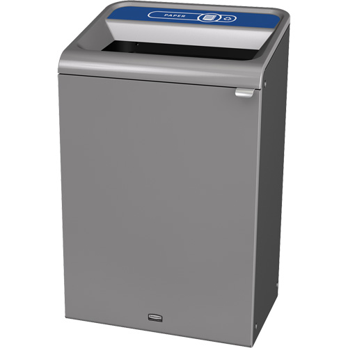 Conteneur pour d&eacute;chets de papier Configure, Vrac/Bord de rue/De bureau, Acier, 33 gal. US Distribution Élite MP