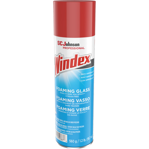 Windex&reg; Foaming Glass Cleaner, 560 g, Aerosol Can Distribution Élite MP