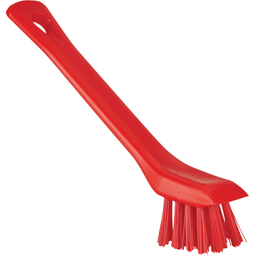 Brush with Scraping Edge, Stiff Bristles, 6" Long, Red Distribution Élite MP