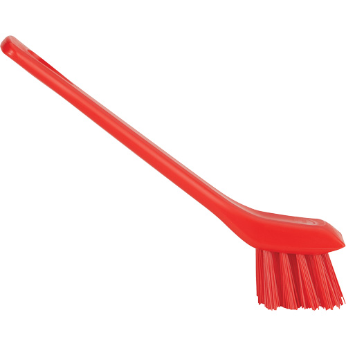 Brush with Scraping Edge, Stiff Bristles, 6" Long, Red Distribution Élite MP