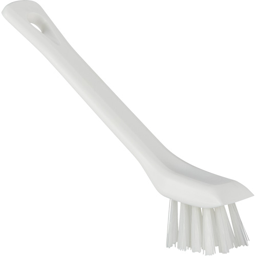 Brush with Scraping Edge, Stiff Bristles, 6" Long, White Distribution Élite MP