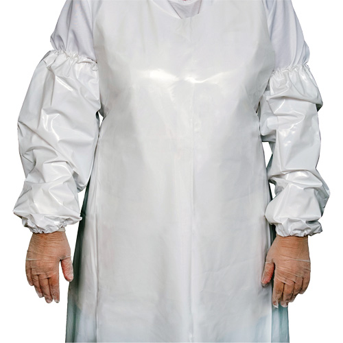 Manchettes Top Dog, 18", Polyur&eacute;thane, Blanc Distribution Élite MP