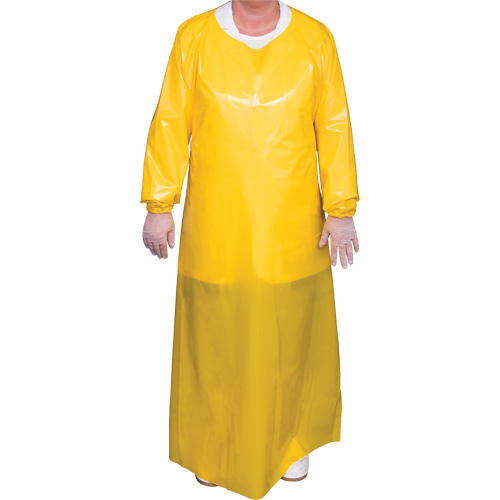 Blouse Top Dog de 6 mil, Grand, Jaune, Polyur&eacute;thane Distribution Élite MP