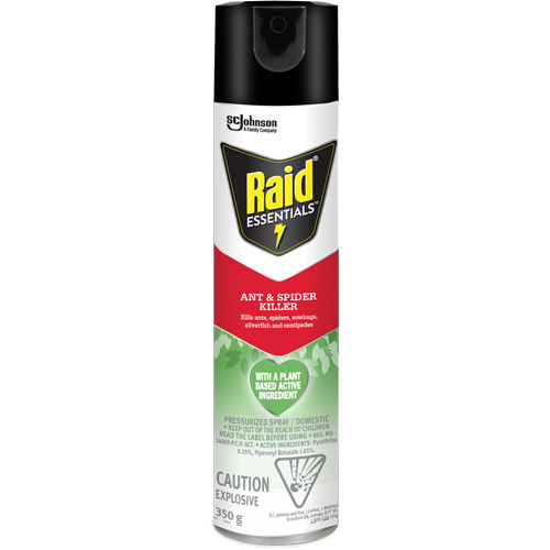 Raid&reg; Essentials Ant & Spider Killer, 350 g, Aerosol Can Distribution Élite MP