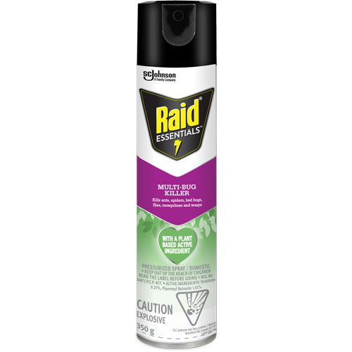 Raid&reg; Essentials Multi-Bug Killer, 350 g, Aerosol Can Distribution Élite MP