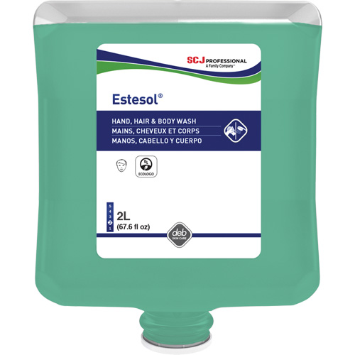 Estesol&reg; Hand, Hair and Body Cleaner, 2 L, Rain Forest, Plastic Cartridge Distribution Élite MP