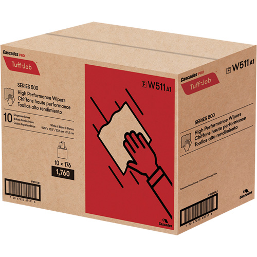 Essuie-tout Spunlace haute performance Pro Tuff-Job, Tout usage, 12-1/2" lo x 9-1/4" la Distribution Élite MP