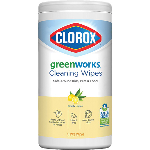 Lingettes nettoyantes GreenWorks, 75 lingettes Distribution Élite MP