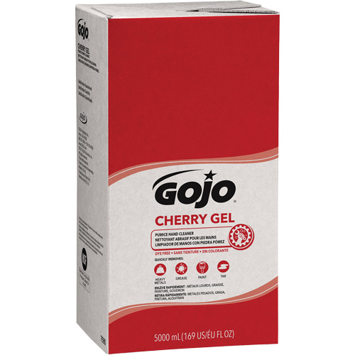Nettoyant &agrave; mains pour distributeur Pro TDX, Gel/Pierre ponce, 5000 ml, Recharge, Cerise Distribution Élite MP