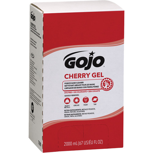 Nettoyant &agrave; mains pour distributeur Pro TDX, Gel/Pierre ponce, 2000 ml, Recharge, Cerise Distribution Élite MP
