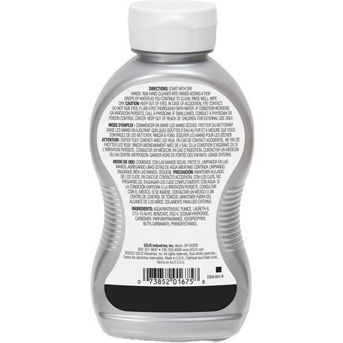 Nettoyant &agrave; mains, Gel/Pierre ponce, 295,74 ml, Bouteille, Cerise Distribution Élite MP