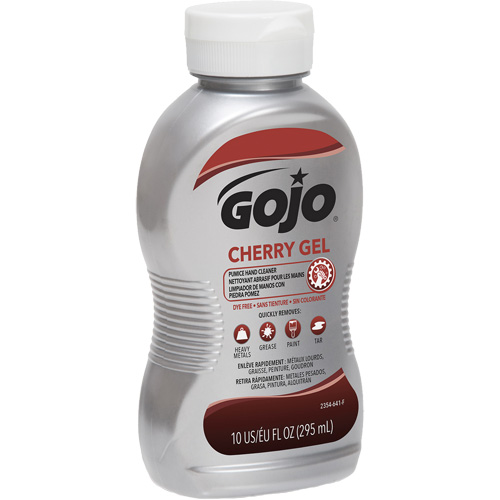 Nettoyant &agrave; mains, Gel/Pierre ponce, 295,74 ml, Bouteille, Cerise Distribution Élite MP