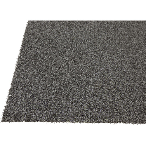 Tapis dint&eacute;rieur/ext&eacute;rieur Tundra, Latex/Polypropyl&egrave;ne, Grattoir Type, Motif Velours touffet&eacute;, 3-1/2' x 15', Charbon Distribution Élite MP