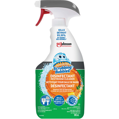 Nettoyant d&eacute;sinfectant pour toilette Scrubbing Bubbles, 32 oz, Bouteille &agrave; g&acirc;chette Distribution Élite MP
