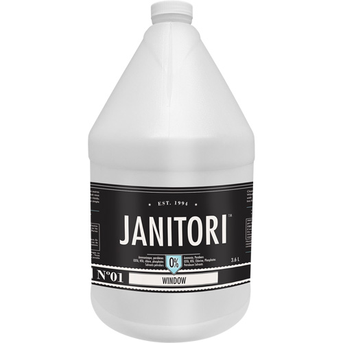 Janitori 01 Window Cleaner, 4 L, Jug Distribution Élite MP