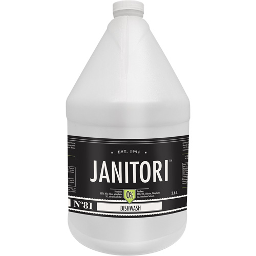 Nettoyant &agrave; vaisselle Janitori 81, Liquide, 4 L Distribution Élite MP