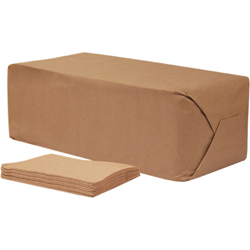 Pro Select&reg; Brown Napkins, 1 Ply, 12" x 12" Distribution Élite MP