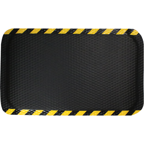 Tapis Hog Heaven, Losange, 3' x 5' x 5/8", Noir/Jaune, Nitrile Distribution Élite MP