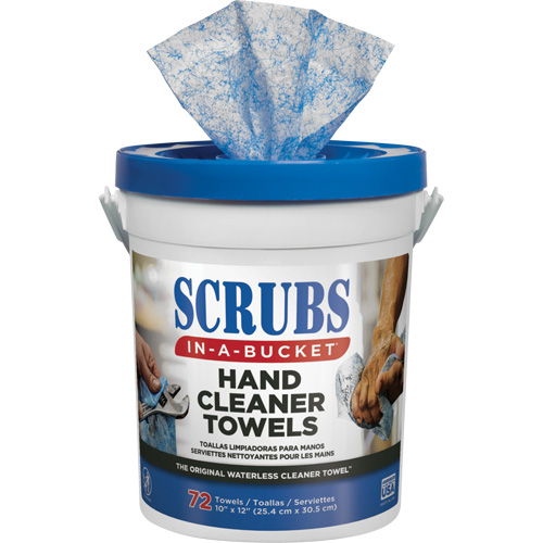 Serviettes nettoyantes pour les mains, 72 lingettes, 12" x 10" Distribution Élite MP