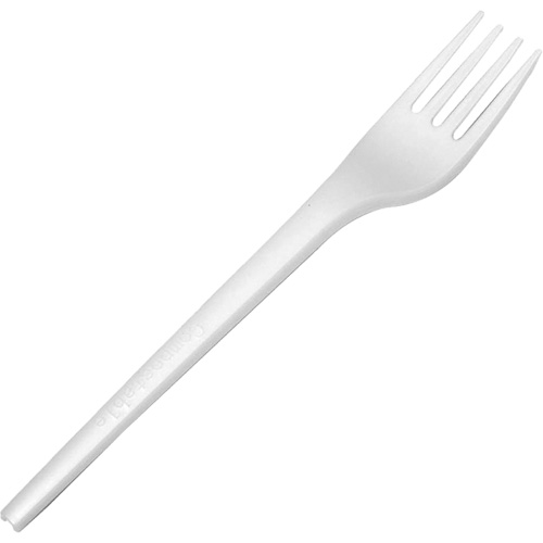 CPLA Compostable Forks Distribution Élite MP