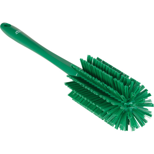 Brosse moyenne avec manche, Soies Ferme, Longueur de 17", Vert Distribution Élite MP