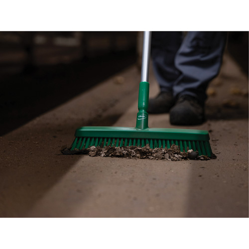 T&ecirc;te de balai-brosse, Crins Fin/Ferme, 16-1/2", Polyester/Polypropyl&egrave;ne, Vert Distribution Élite MP
