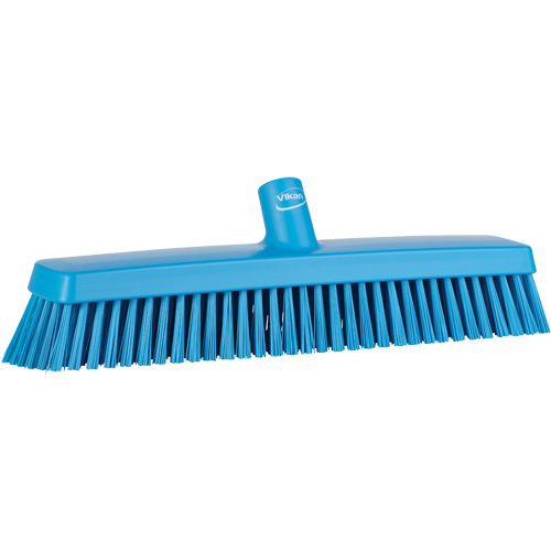 T&ecirc;te de balai-brosse, Crins Fin/Ferme, 16-1/2", Polyester/Polypropyl&egrave;ne, Bleu Distribution Élite MP