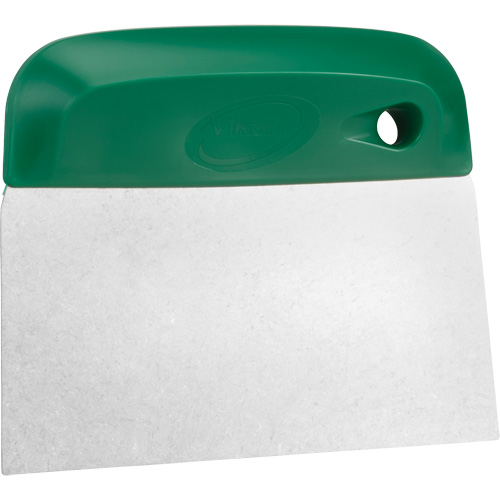 Flexible Stainless Steel Dough Cutter/Scraper, Green, 4-1/2" W x 5-3/4" L Distribution Élite MP