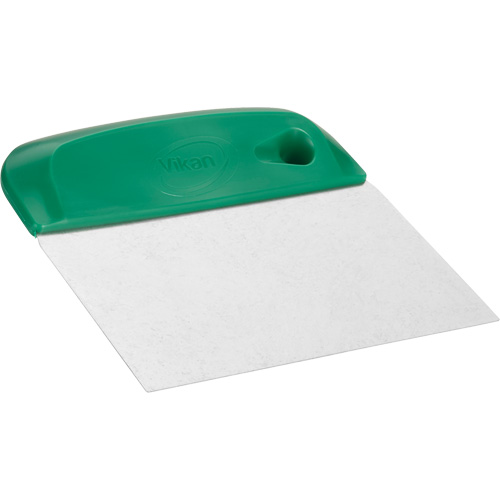 Flexible Stainless Steel Dough Cutter/Scraper, Green, 4-1/2" W x 5-3/4" L Distribution Élite MP