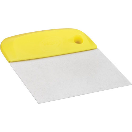 Flexible Stainless Steel Dough Cutter/Scraper, Yellow, 4-1/2" W x 5-3/4" L Distribution Élite MP