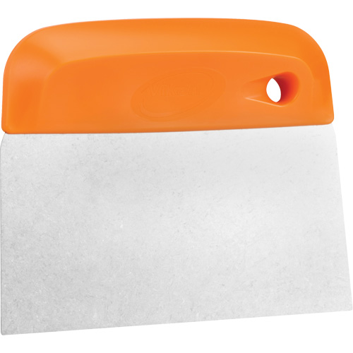Flexible Stainless Steel Dough Cutter/Scraper, Orange, 4-1/2" W x 5-3/4" L Distribution Élite MP